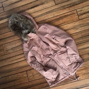 BNWT H&M Sherpa lined jacket